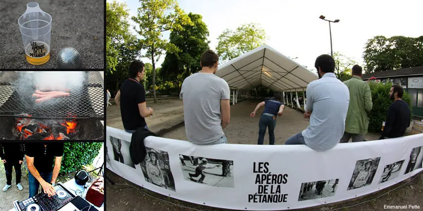 photographie des apéros de la pétanque Paris